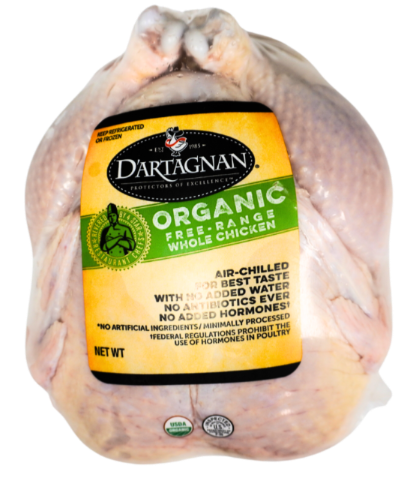 ORGANIC CHICKEN BREASTS BONELESS, Each, 3.00 lb