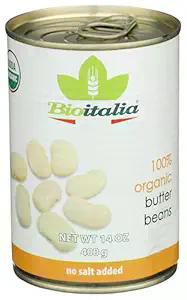 BIOITALIA 14oz ORGANIC BUTTER BEANS 
