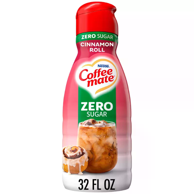 COFFEE MATE 32oz CINNAMON ROLL ZERO SUGAR