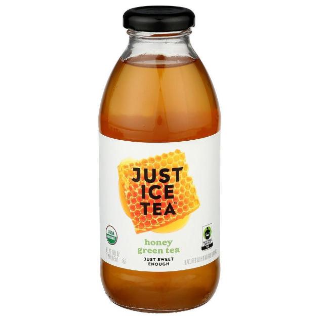 JUST ICE TEA 16FLOZ HONEY GREEN TEA 