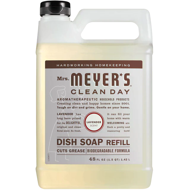 MRS.MEYER*S 48FLOZ LAVANDER DISH SOAP REFILL