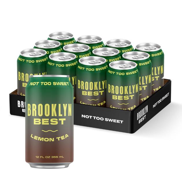 BROOKLYN BEST 12FLOZ LEMON TEA 