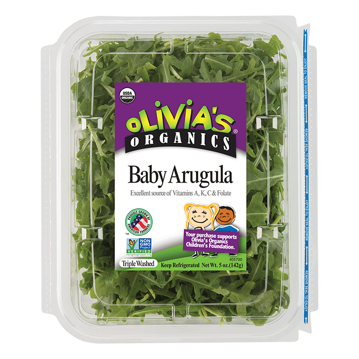 OLIVIA'S 5oz ORGANIC BABY ARUGULA