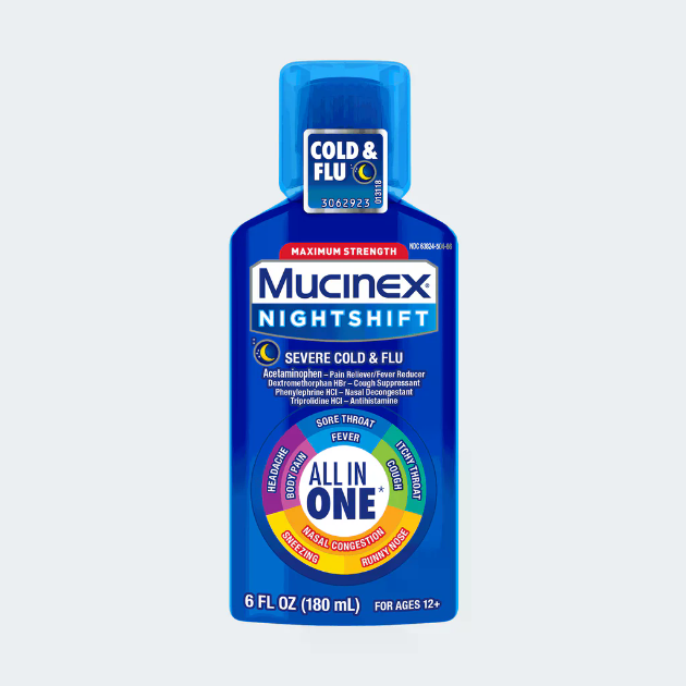 MUCINEX 6floz NIGHT SHIFT ALL IN ONE 