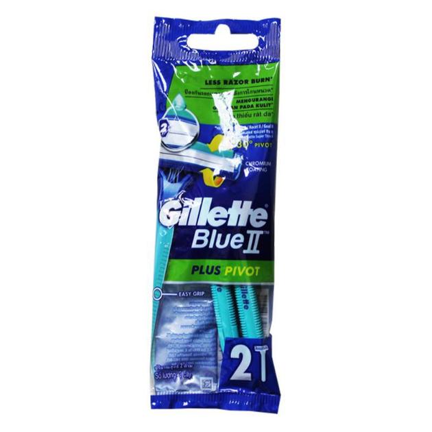 GILLETTE 2ct BLUE PLUS PIVBOT 