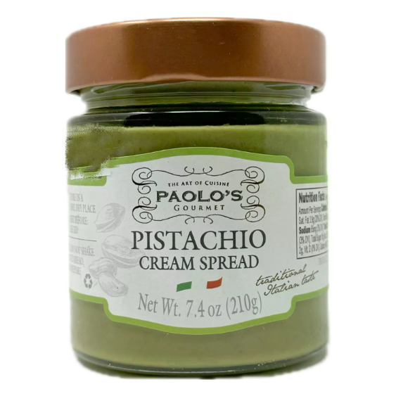 PAOLO'S 7.4OZ PISTACHIO CREAM SPREAD 